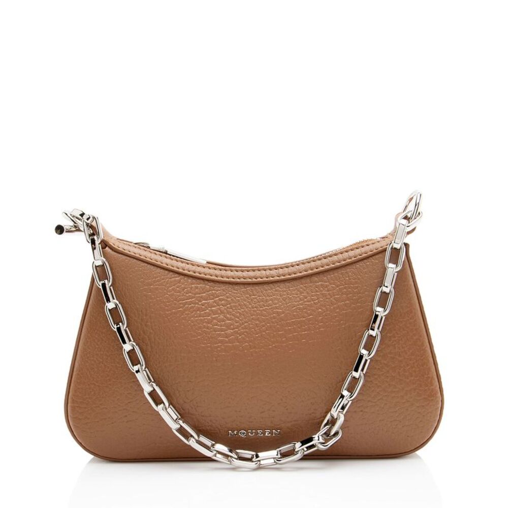 Alexander Mcqueen Leather T-Bar Mini Shoulder Bag